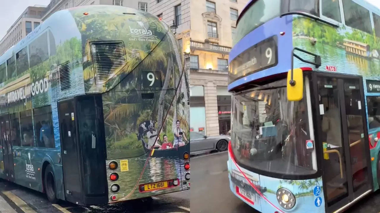 Kerala Tourism Bus Spotted in London | Times Now