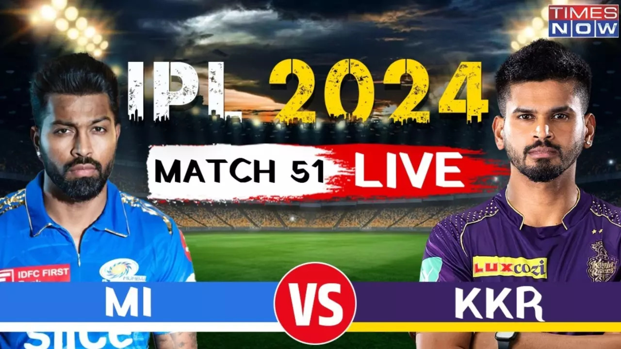 MI vs KKR Live Score, Mumbai Indians vs Kolkata Knight Riders IPL 2024 ...