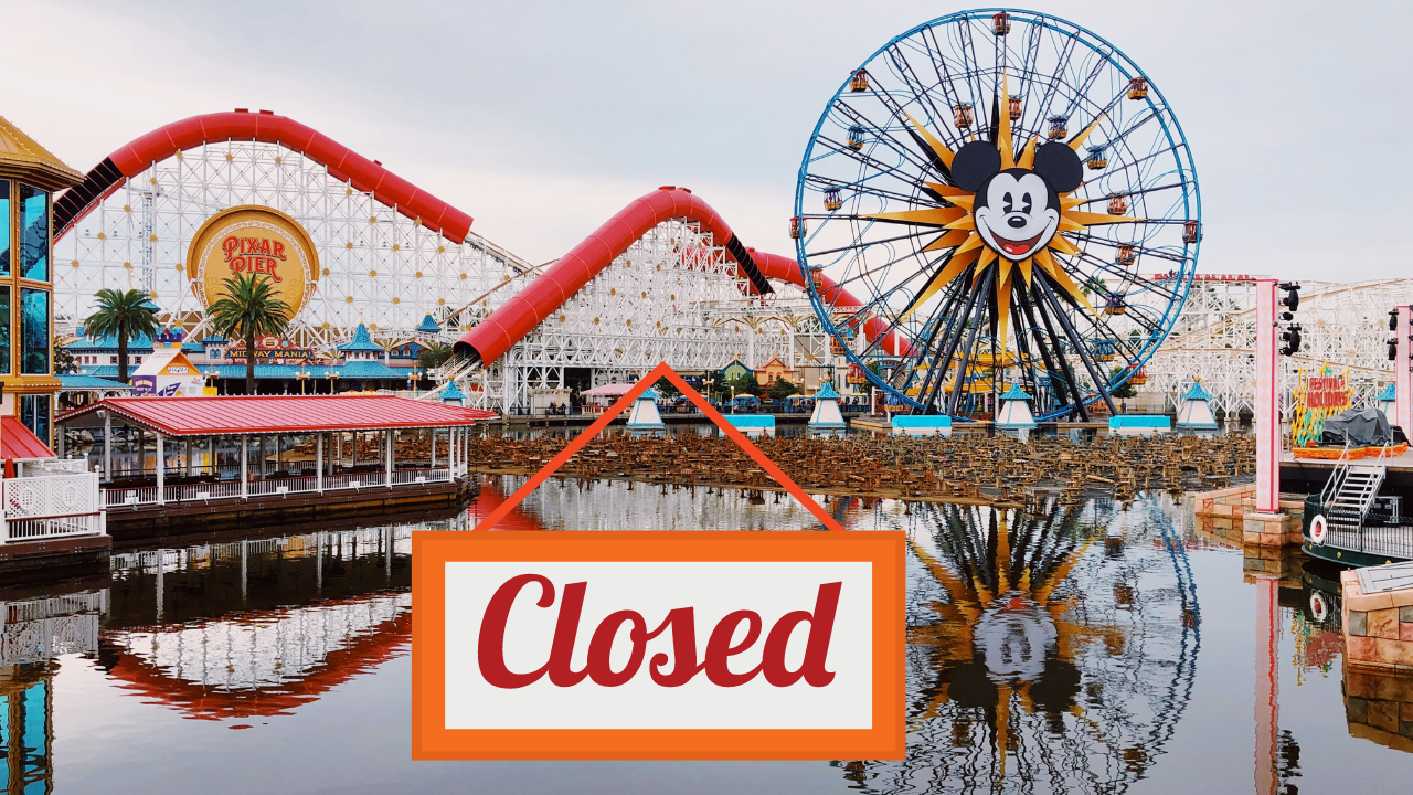 Was Anaheim Disneyland Park closed after the earthquake?