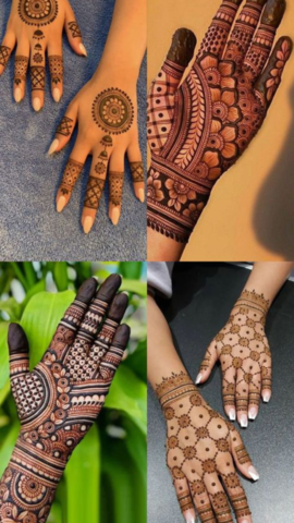 Simple Mehndi Designs For Busy Bridesmaids