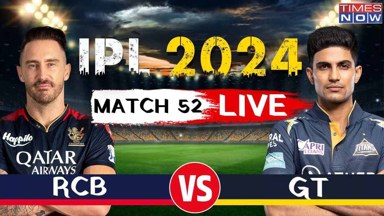 RCB vs GT Live Cricket Score, IPL 2024: RCB Opt To Bowl In Must Win Clash