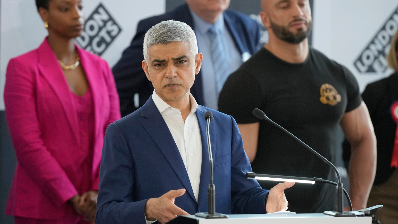 London Mayor Sadiq Khan