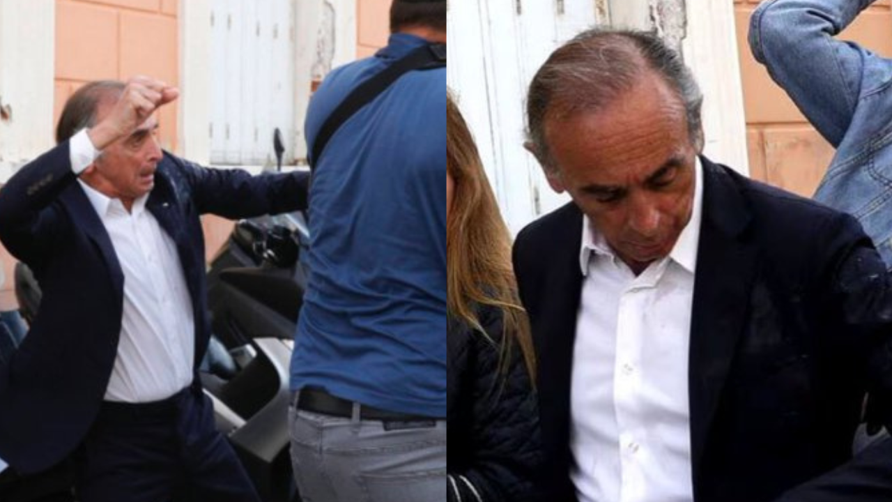 Eric Zemmour was attacked in Corsica