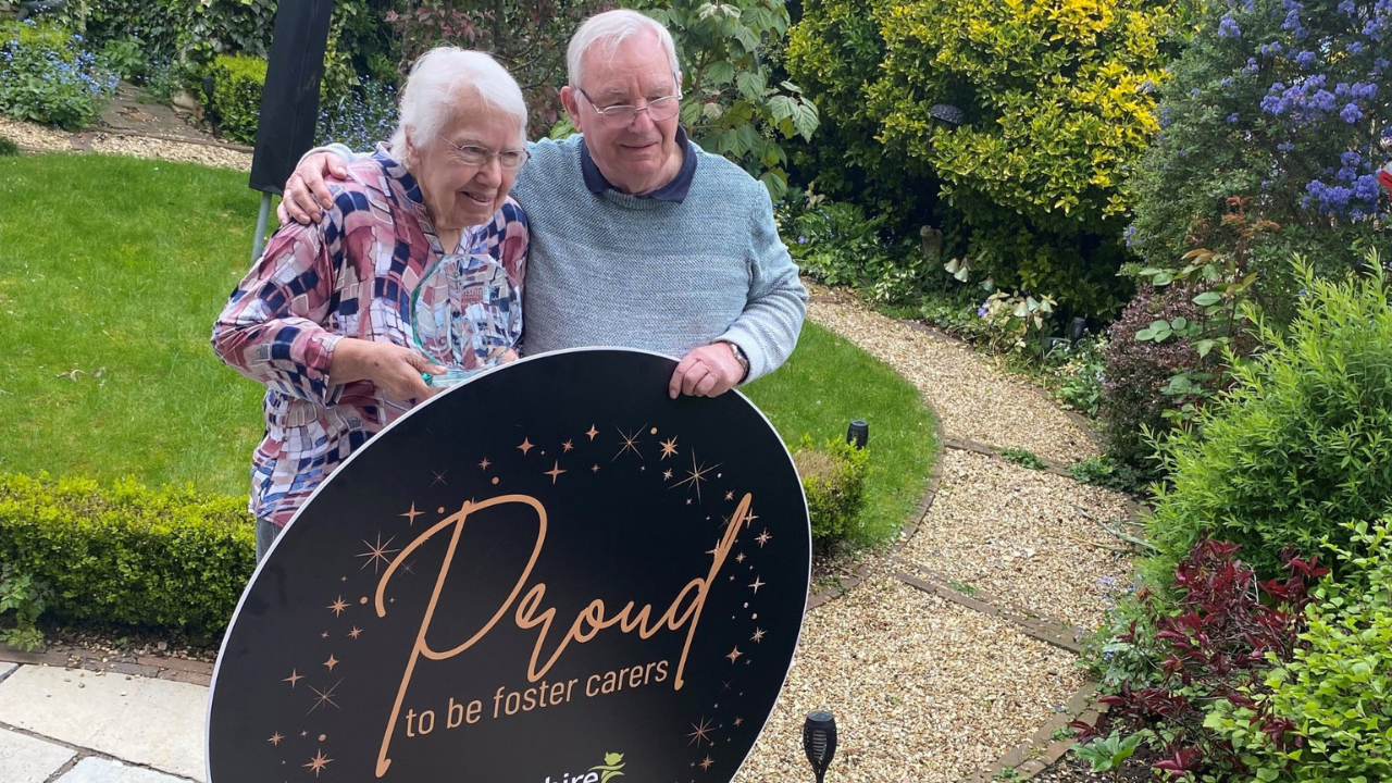 'proud foster carers': how this elderly couple is bringing fantastic change to children's lives