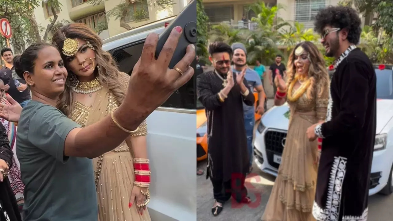 Rakhi Sawant's Fan Gift Her An Audi, Actress Pushes Woman Who Comes Near Her Car