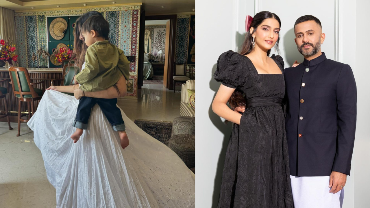 Sonam Kapoor, Son Vayu Turn Muse As Hubby Anand Ahuja Captures Their Playtime In Adorable Pic