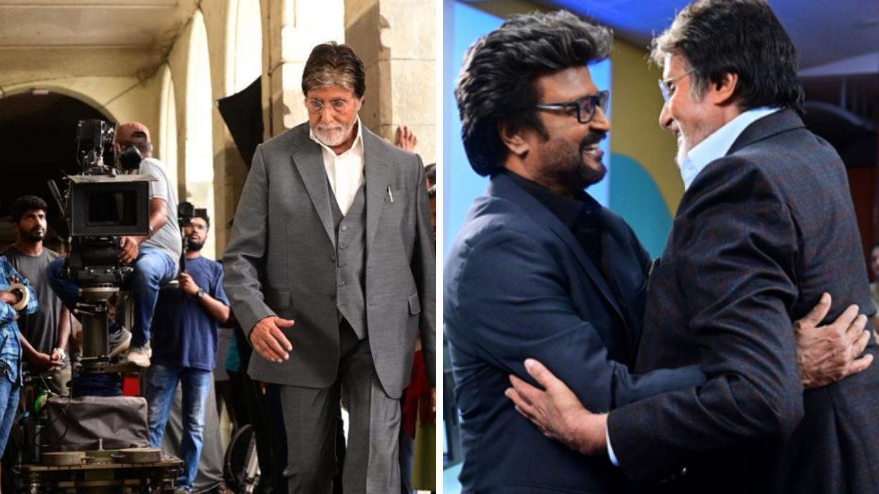 Amitabh Bachchan Wraps Up Shooting For Rajinikanth's Vettaiyan