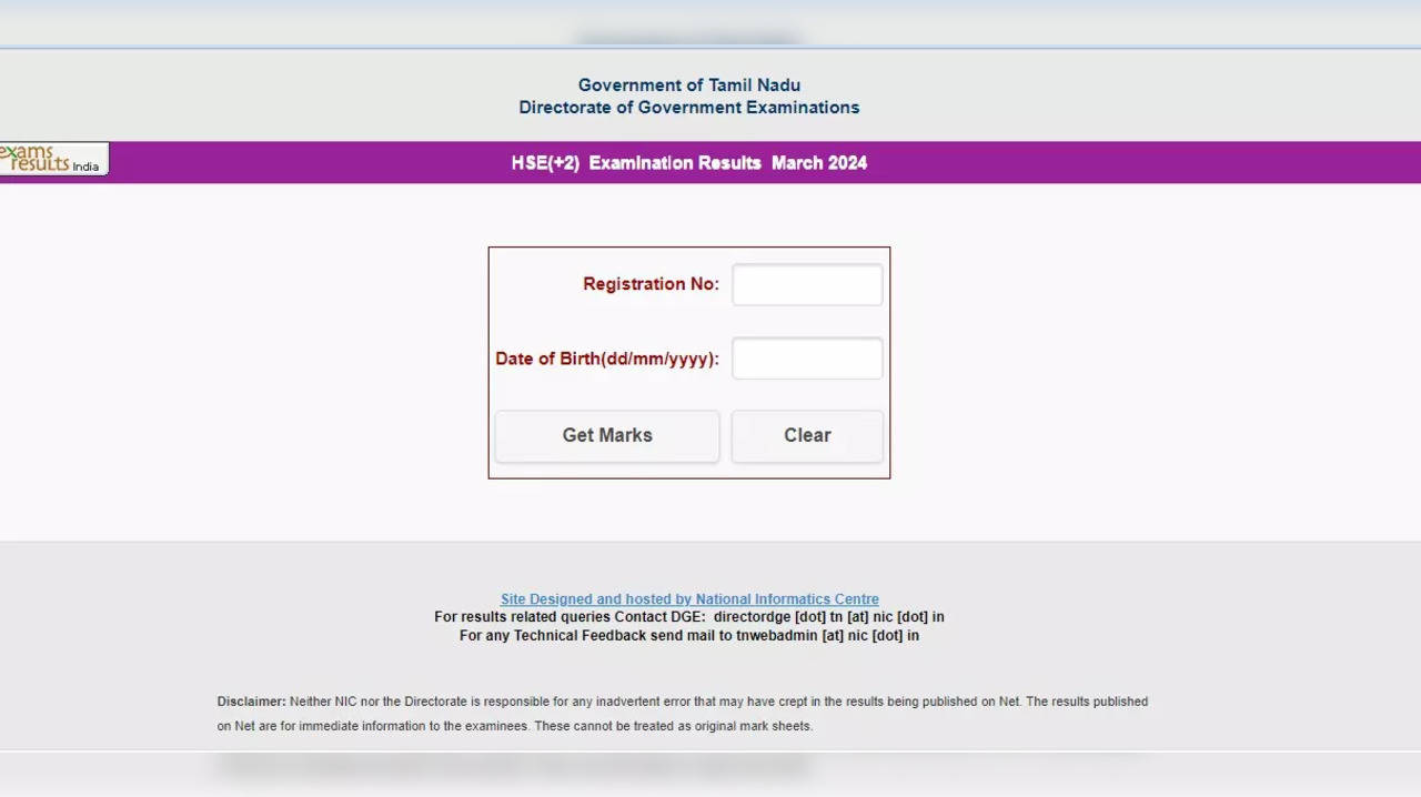 TN Board 12th Result 2024 DECLARED on tnresults.nic.in, dge.tn.gov.in, How to check TN HSE 2 Results