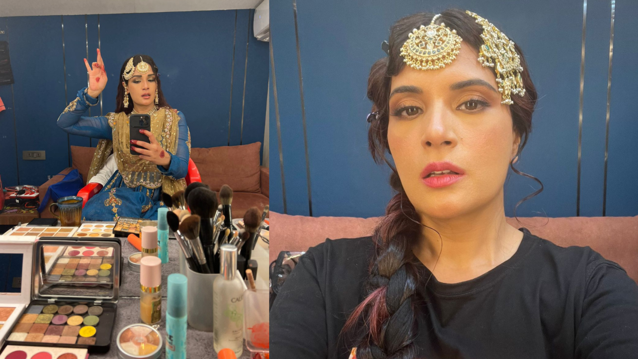 Heeramandi Star Richa Chadha REVEALS Her Tears In Solo Kathak Song Were Real, Drops Beautiful BTS Pics From Shoot