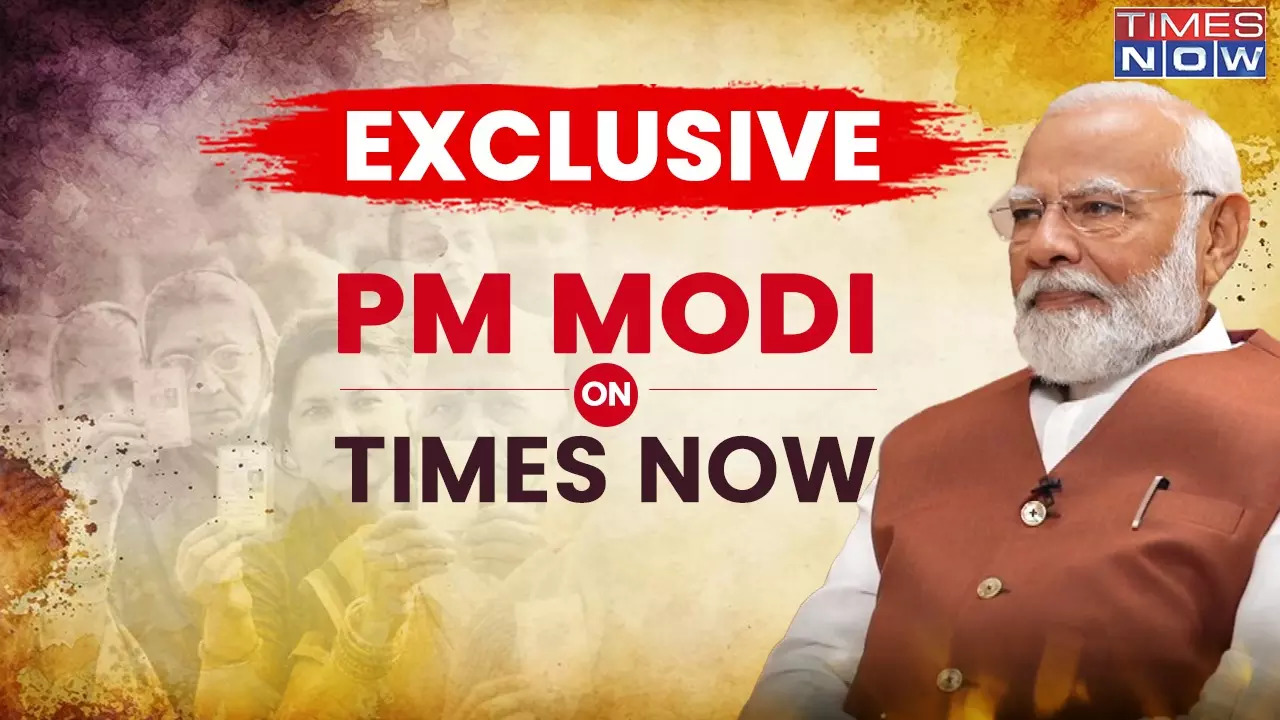 PM Modi spoke exclusively to Times Now amid the ongoing Lok Sabha elections