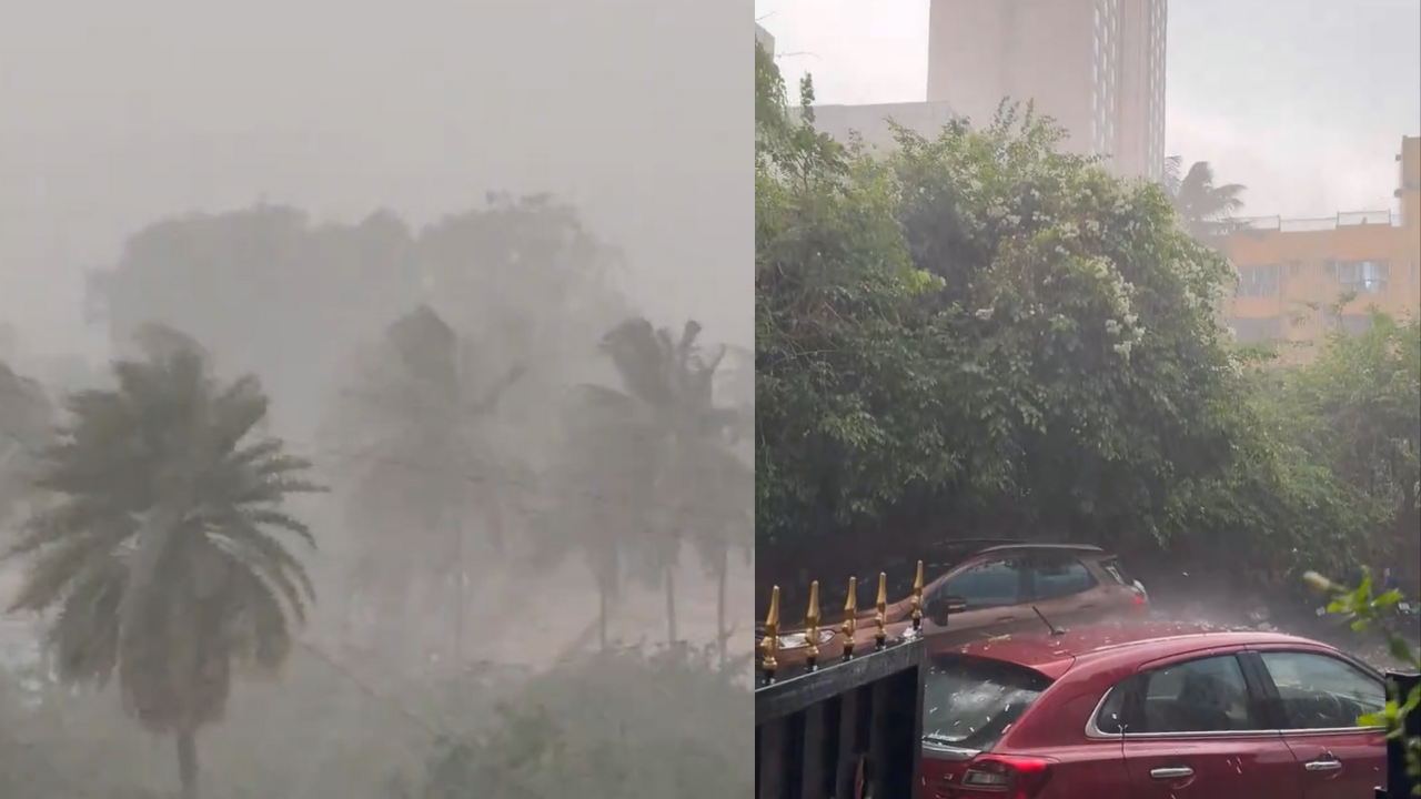 Bengaluru Sees Intense Rain, Thunderstorm on Monday