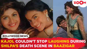 What made Kajol laugh during Shilpa Shettys death scene in Shah Rukh Khans Baazigar