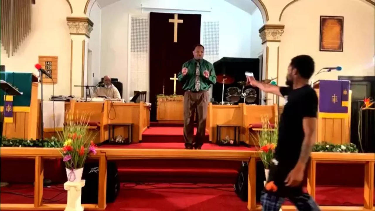 Pastor Gets Almost Shot In Penn Church