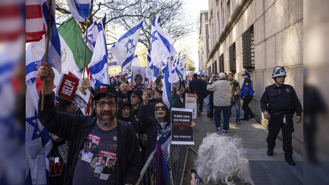 Pro-Palestine Protests At Columbia