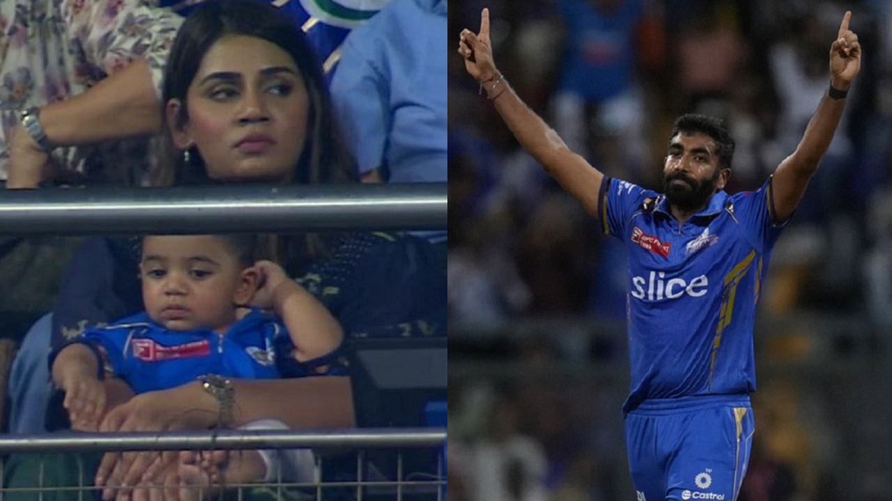 Jasprit Bumrah's Wife Sanjana Ganesan, Son Angad Celebrate After He ...