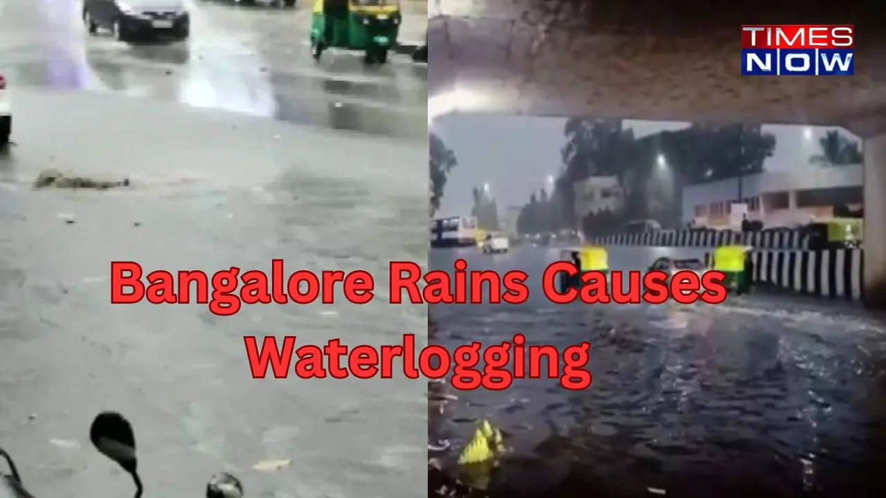 Bengaluru Rain Lashes Parts Of  City; Waterlogging, Traffic Snarl Reported In Several Parts