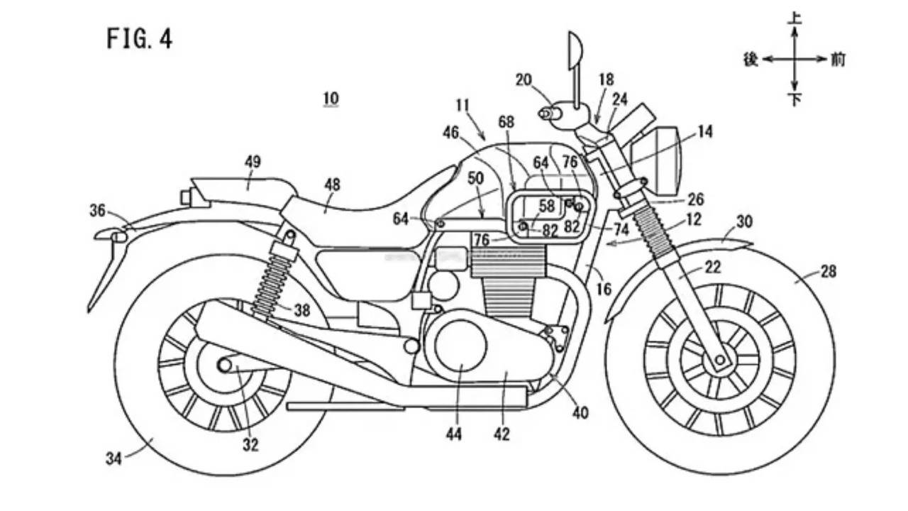 Honda files new design patent for Scrambler – Possible Royal Enfield Scram 411 Rival?