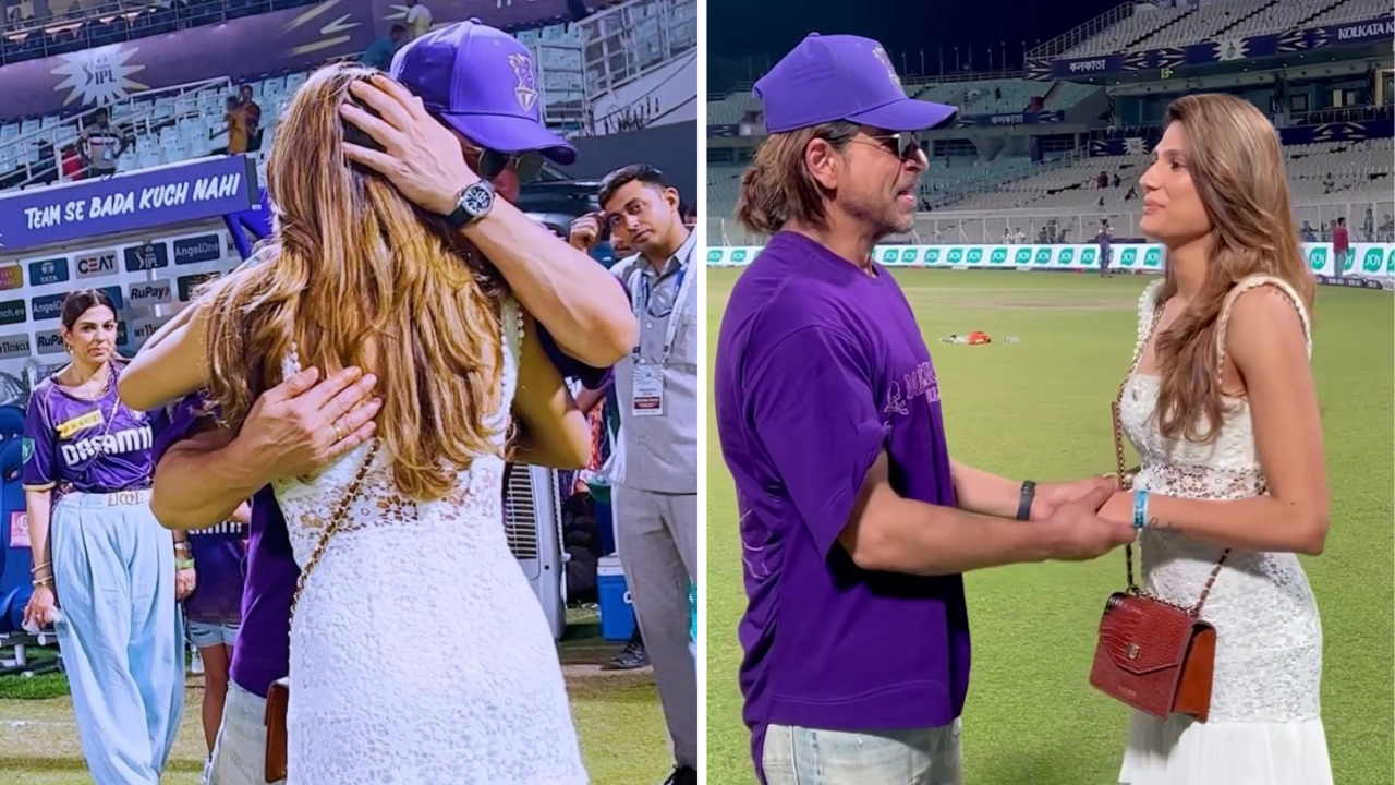 Shah Rukh Khan Greets Prithvi Shaw's GF Nidhhi Tapadiaa With Warm Hug, 'Lucky Girl' Says Internet