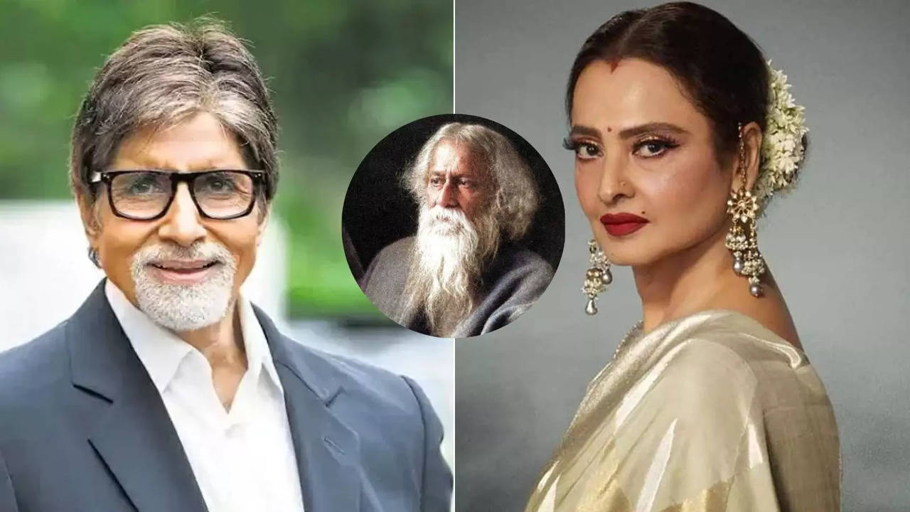 When Rekha Compared Amitabh Bachchan To Rabindranath Tagore