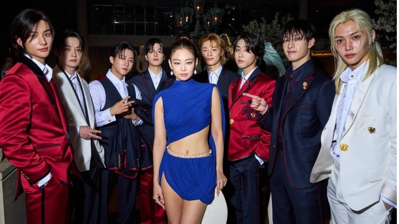 Blackpink's Jennie And Stray Kids Catch Up At 2024 Met Gala, Pose For Iconic Pic Together