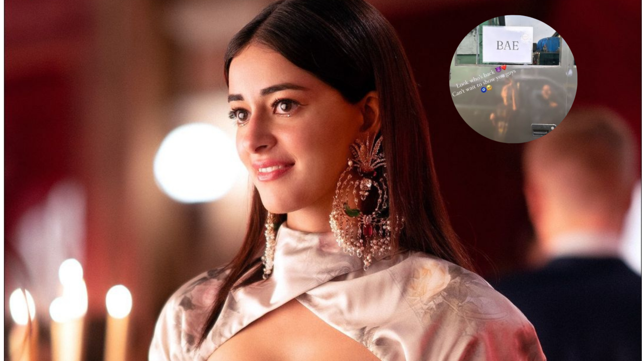 Call Me Bae: Ananya Panday Resumes Shooting For Rom-Com, Treats Fans To BTS Pic From Set, Says 'Look Who's Back'