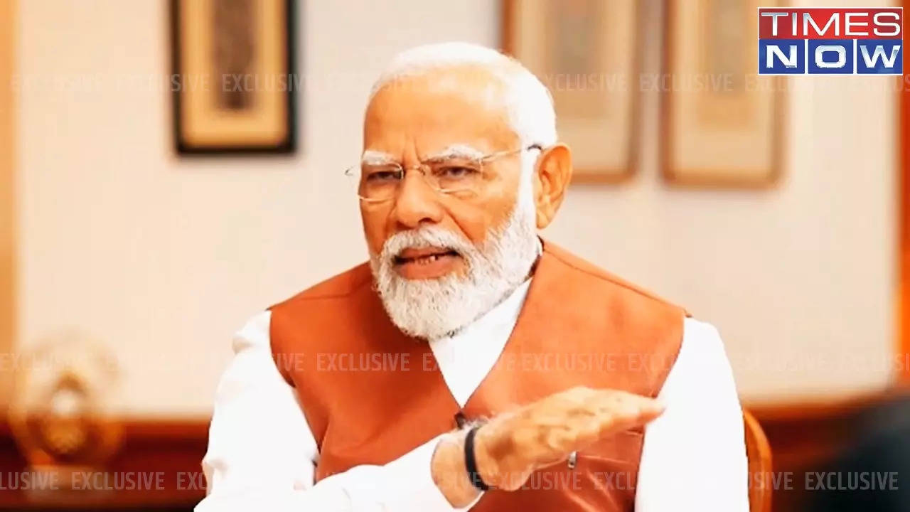 PM Narendra Modi, in an exclusive interview with Times Group Editor-In-Chief Navika Kumar, refutes allegations that democracy is under threat