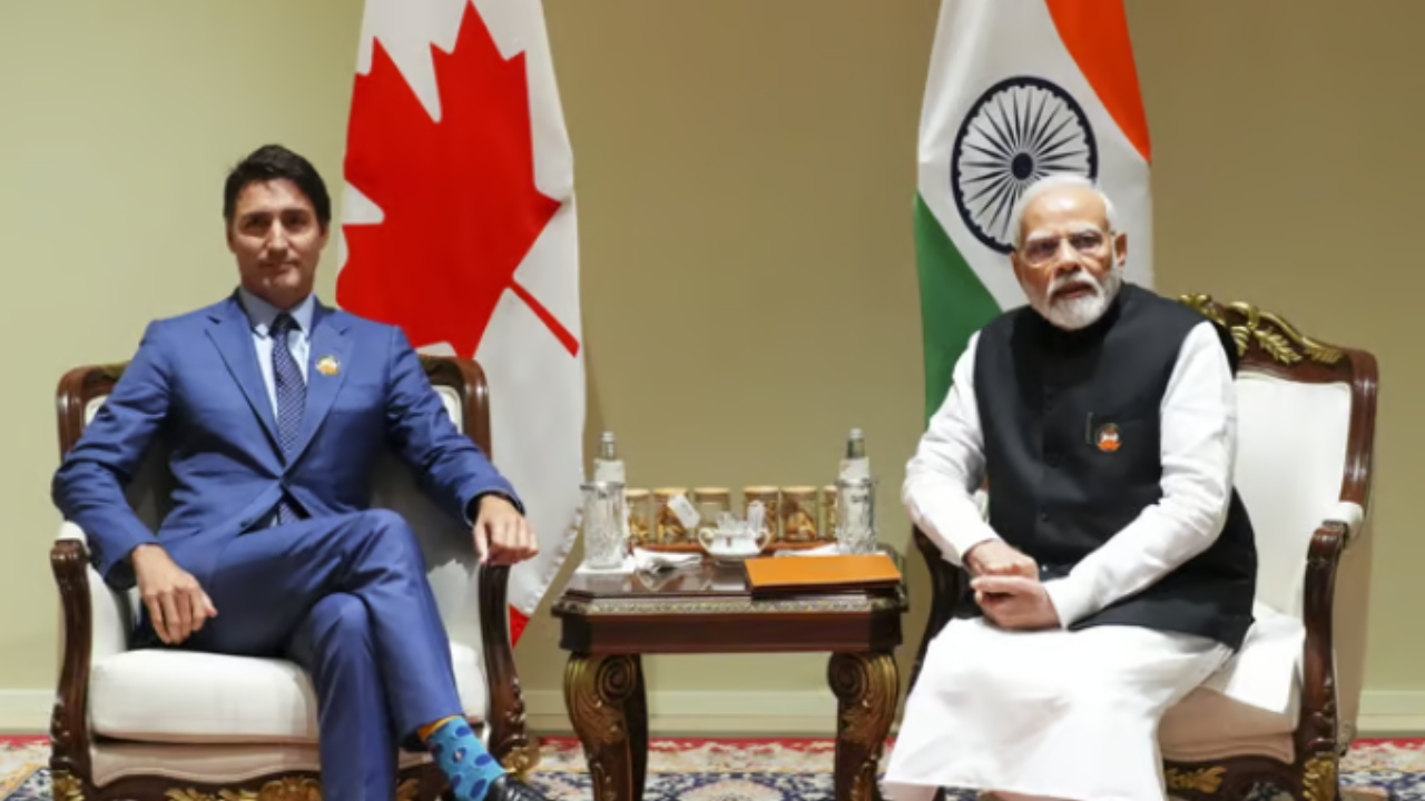 PM Modi with Justin Trudeau