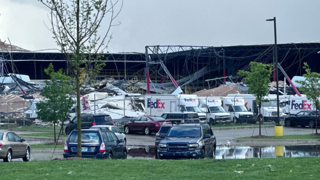 Portage FedEx Facility Collapsed On Tuesday