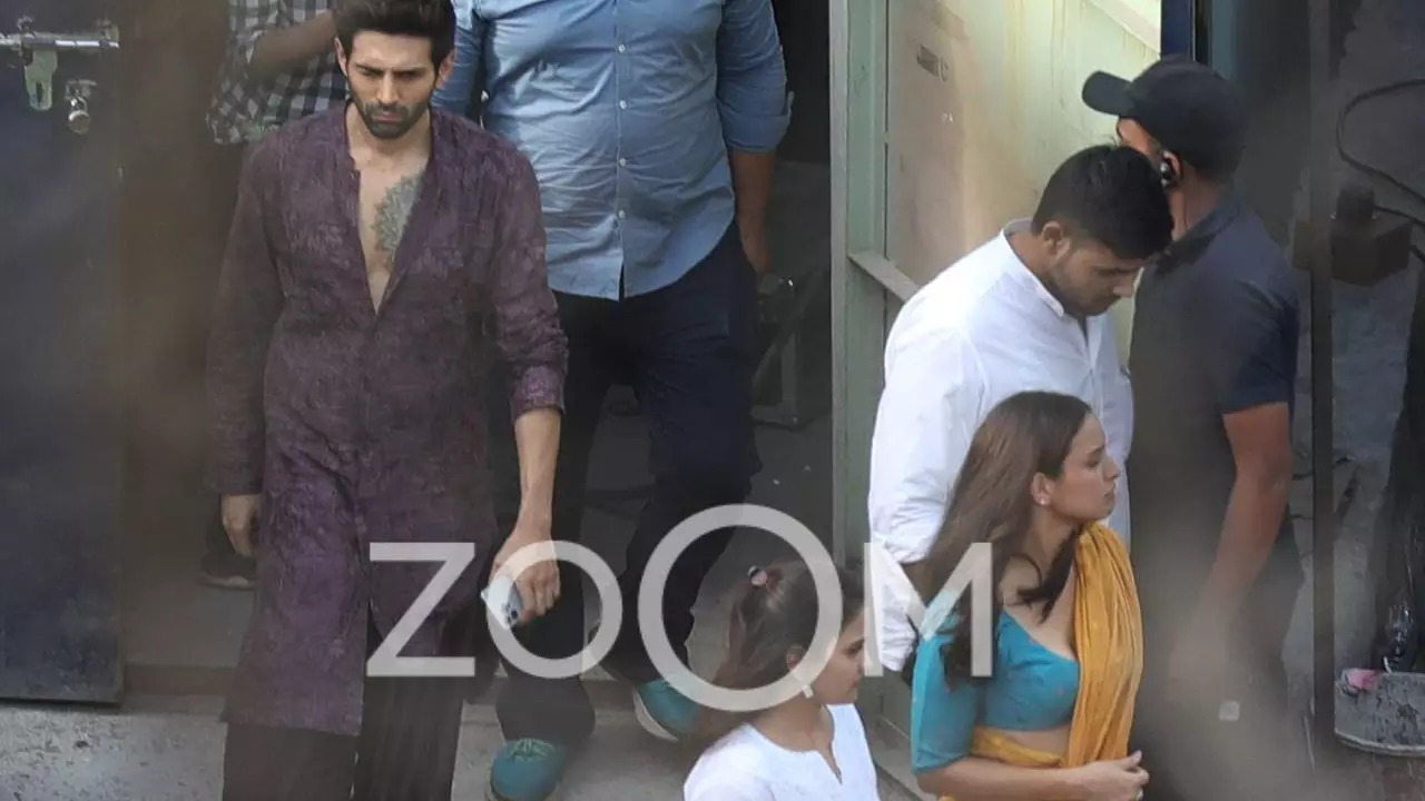 Kartik Aaryan, Triptii Dimri's Look From Bhool Bhulaiyaa 3 Set LEAKED! See EXCLUSIVE Pics