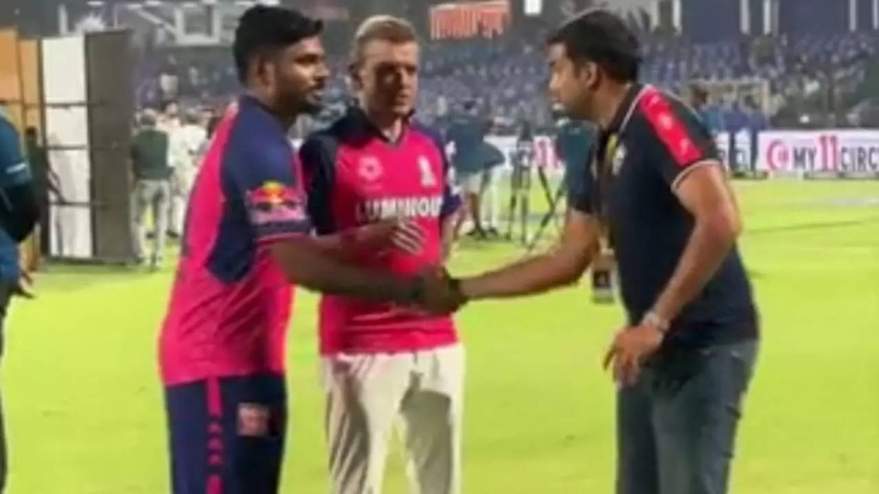 Parth Jindal, Sanju Samson Shake Hands Moments After DC Owner's 'Out Hai, Out Hai' Shout At RR Captain | WATCH