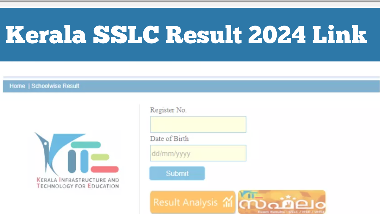 keralaresults.nic.in 2024 SSLC Results Kerala Results on results.kite