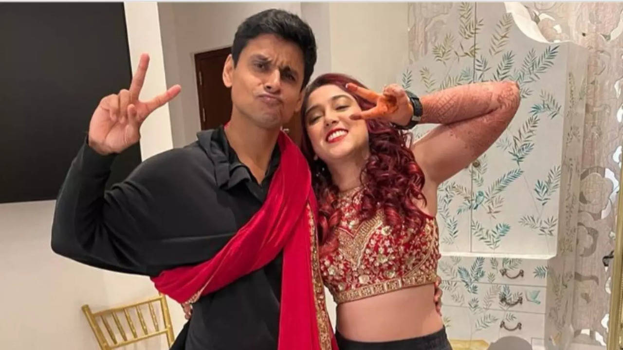 ​Nupur Shikhare Posts Goofy Picture With Wife Ira Khan From Their Wedding Reception On Her Birthday: I Love You So Much