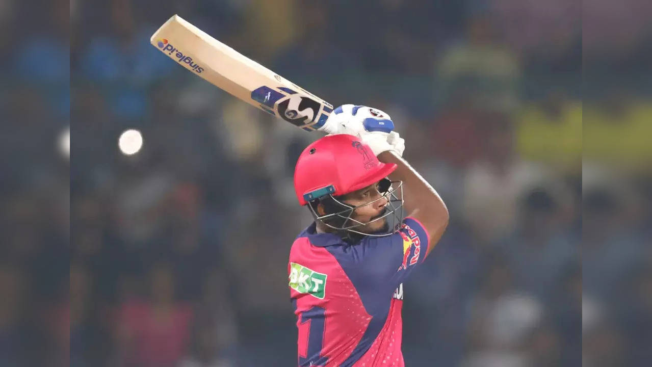 Rajasthan Royals skipper Sanju Samson in action