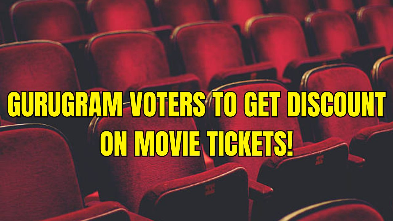gurugram: vote on may 25 and enjoy discounts on movie tickets and food at multiplexes