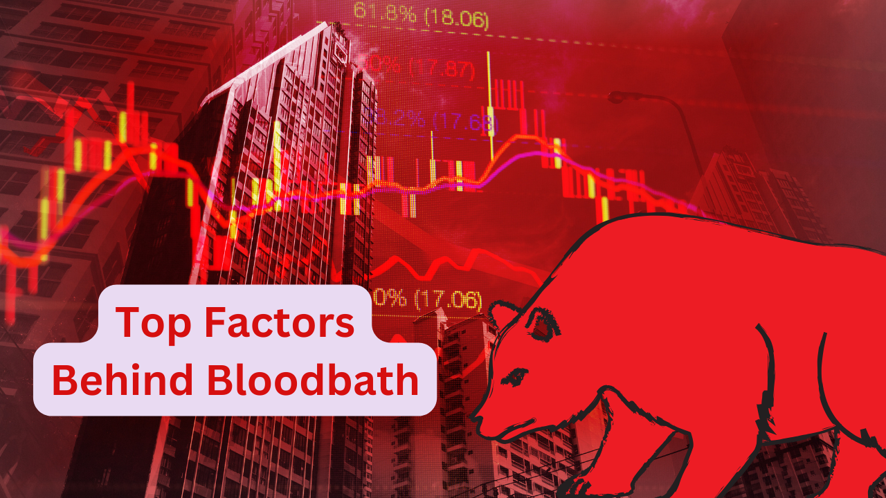 Bloodbath on Dalal Street: Sensex Ends in Deep Red Crashing Over 1,000 Points, Nifty Below 22,000 - Top Factors Behind Market Mayhem