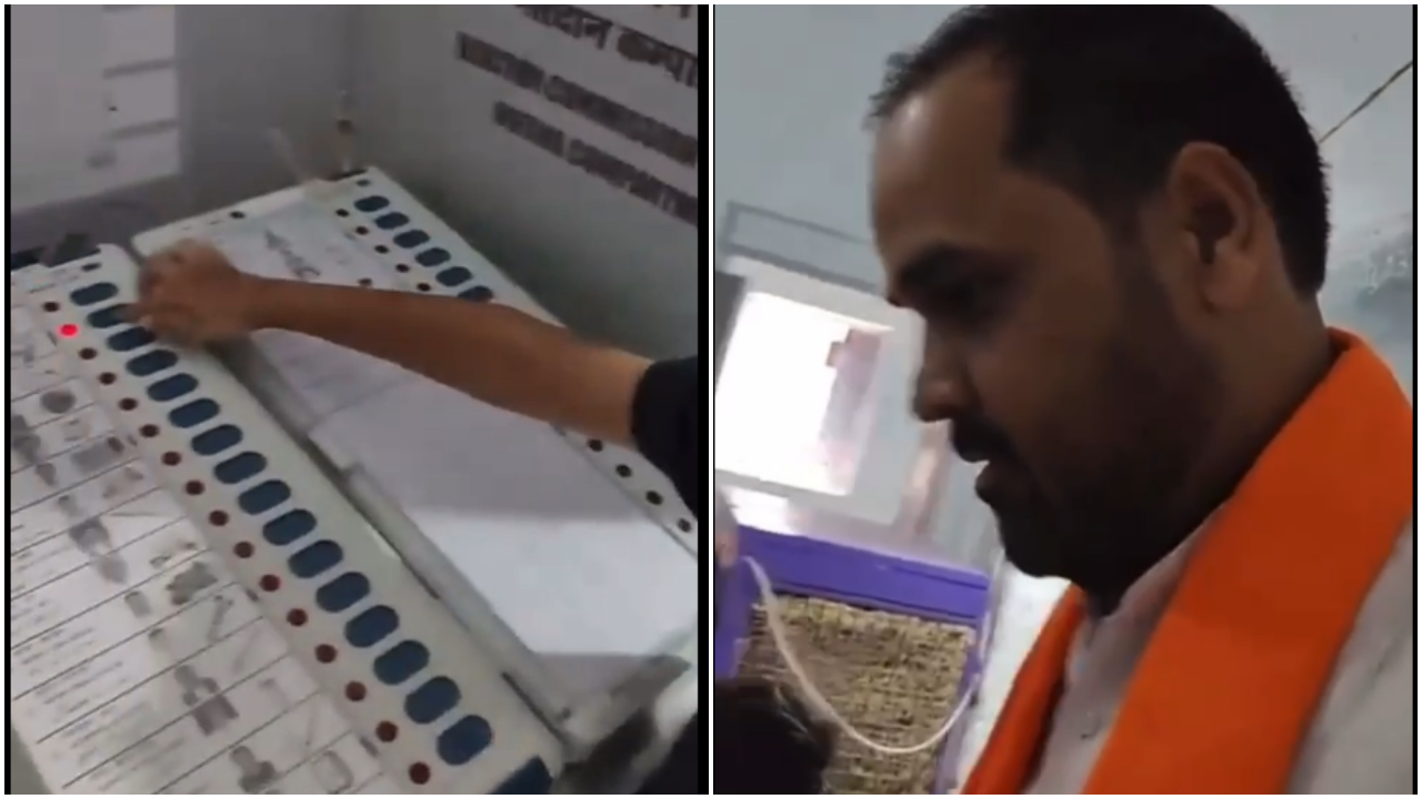 BJP Leader's Minor Son Casts Vote In Bhopal's Berasia