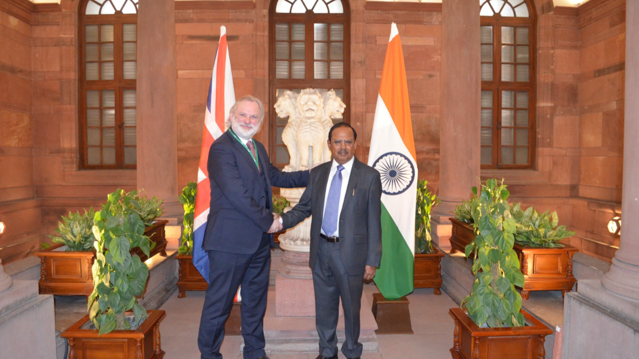 NSA Ajit Doval Meets UK Counterpart