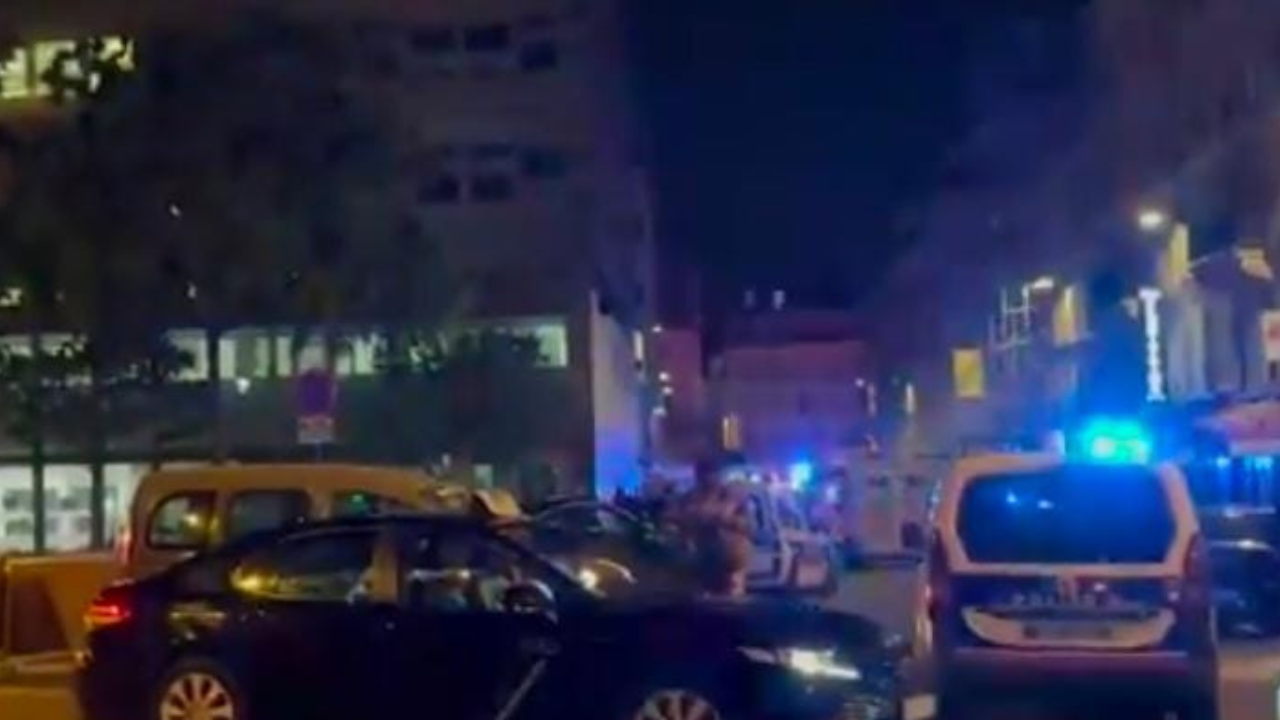 Paris, France, Police Station Shooting