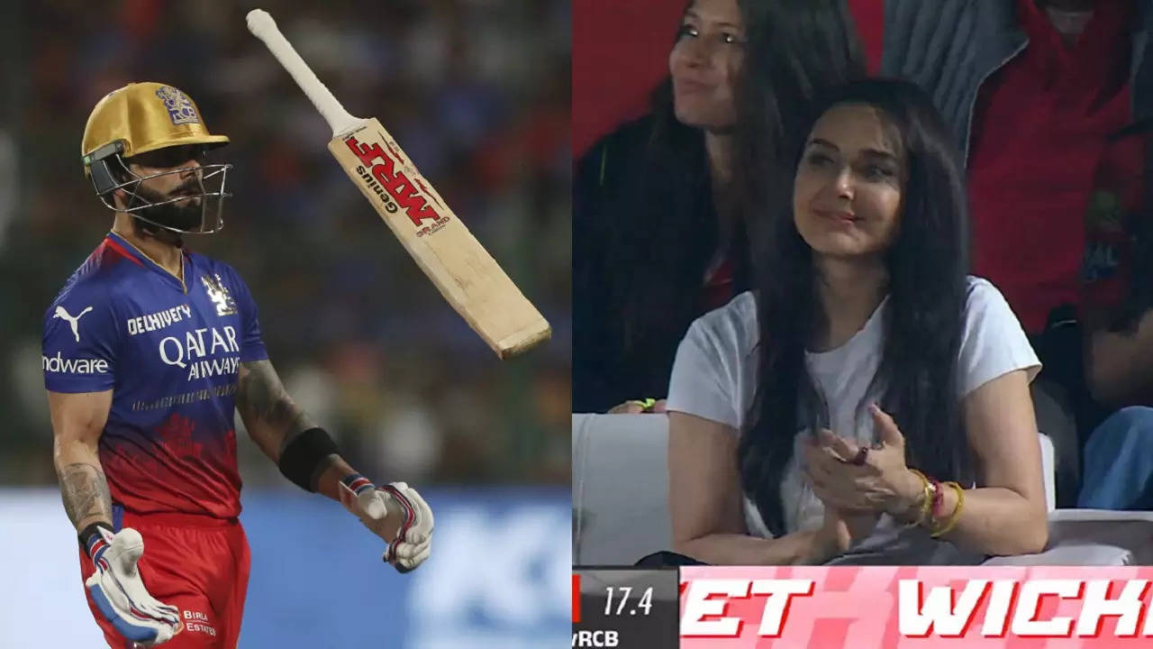 Preity Zinta's celebration after Virat Kohli's wicket goes viral