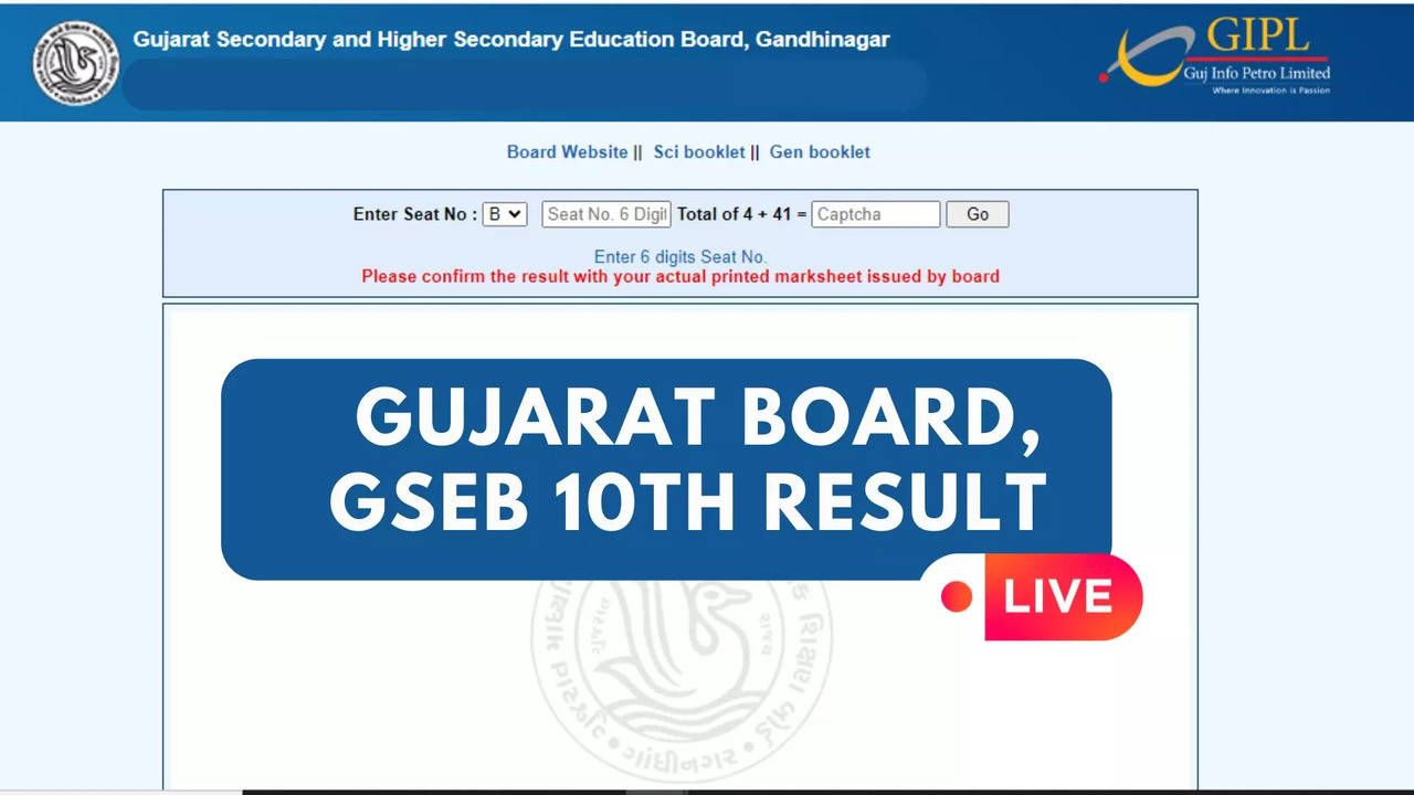 Gujarat Board GSEB 10th Result 2024 Highlights DECLARED GSEB SSC Result OUT on gseborg Direct Link