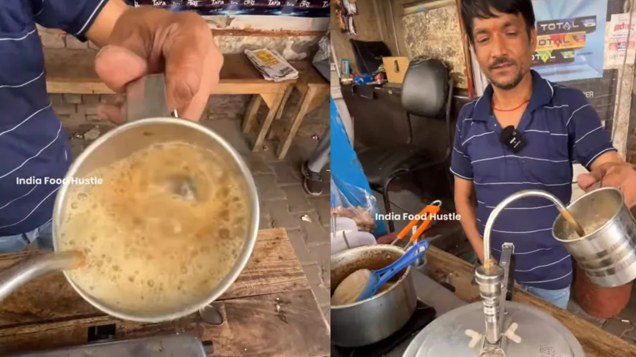 Viral Video: Streetside Vendor's 'Cooker Wali Coffee' Leaves Netizens In Stitches. Watch