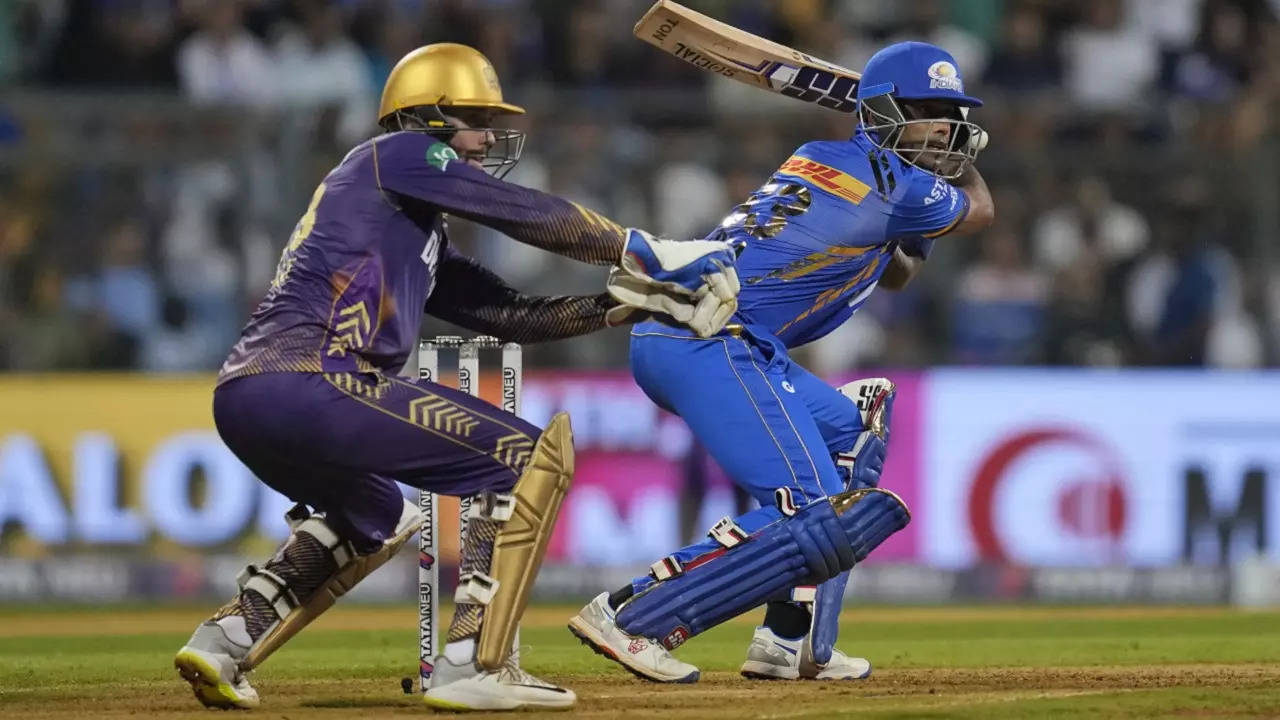 Suryakumar Yadav has scored 2975 runs in 94 IPL matches for MI