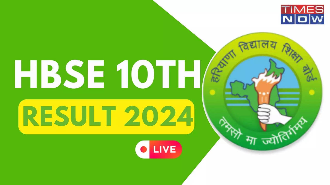 Haryana Board HBSE 10th Result 2024 LIVE Haryana BSEH 10th Results Released on bsehorgin Direct Link