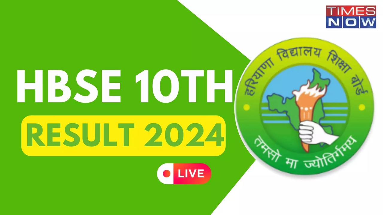 Haryana Board HBSE 10th Result 2024 LIVE Haryana BSEH 10th Results Released on bsehorgin Direct Link