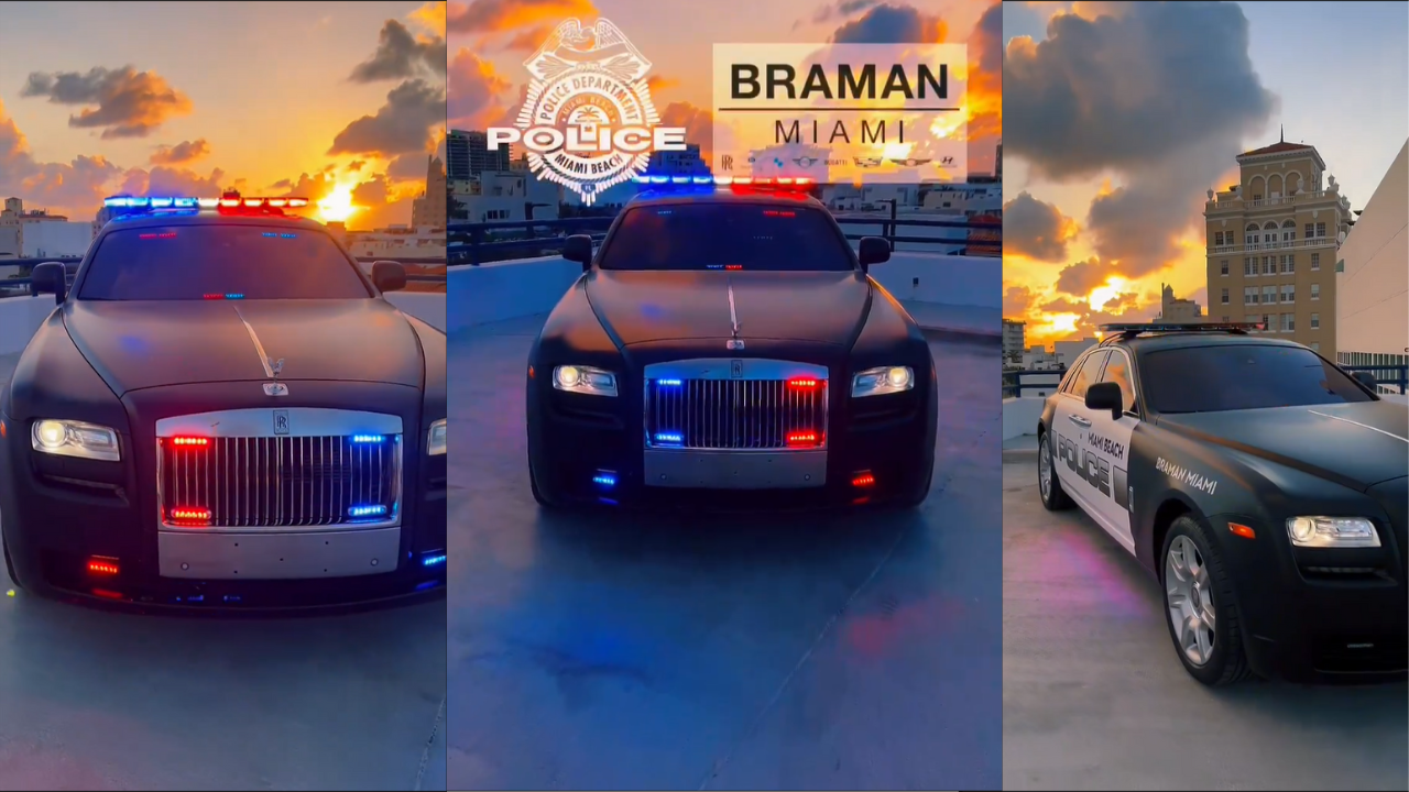 Miami Beach Police Inducts A 2012 Rolls Royce Ghost Into Its Fleet