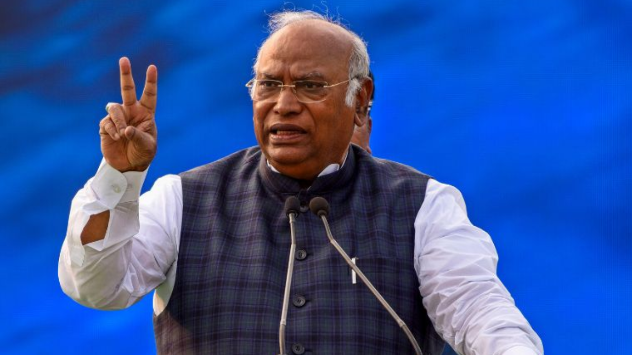 Congress president Mallikarjun Kharge