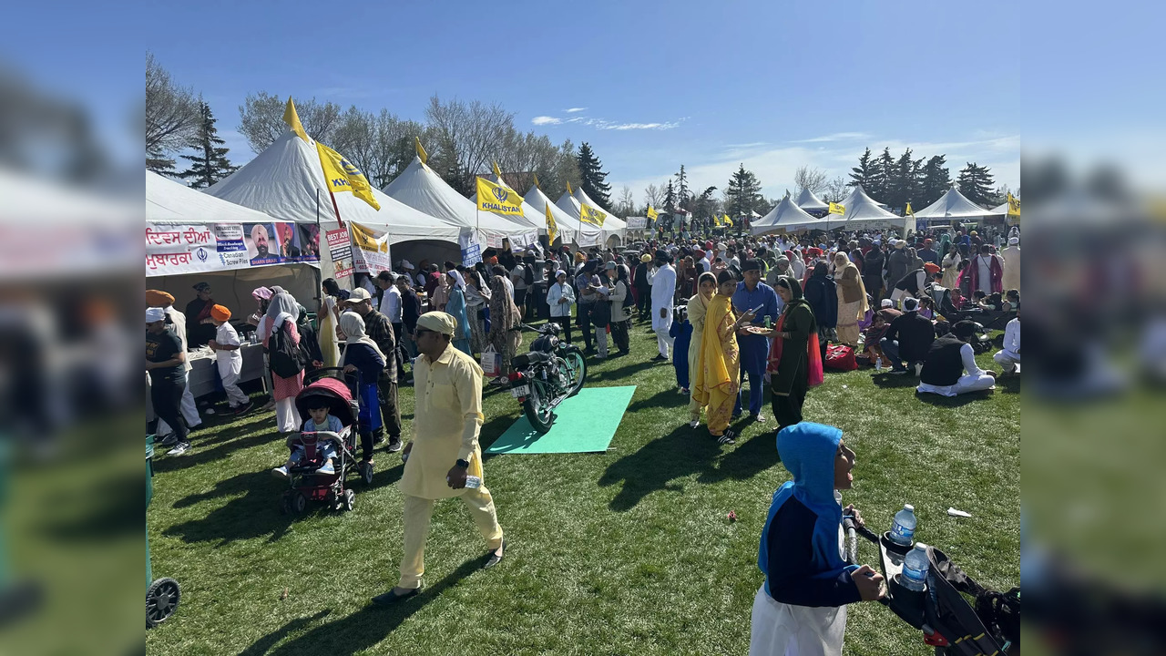 Nagar Kirtan 2024, Calgary, Alberta, Canada.