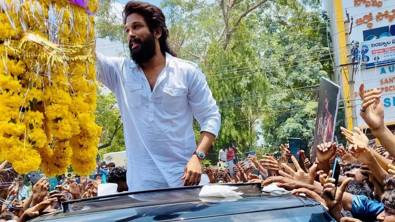 Allu Arjun at Nandyal