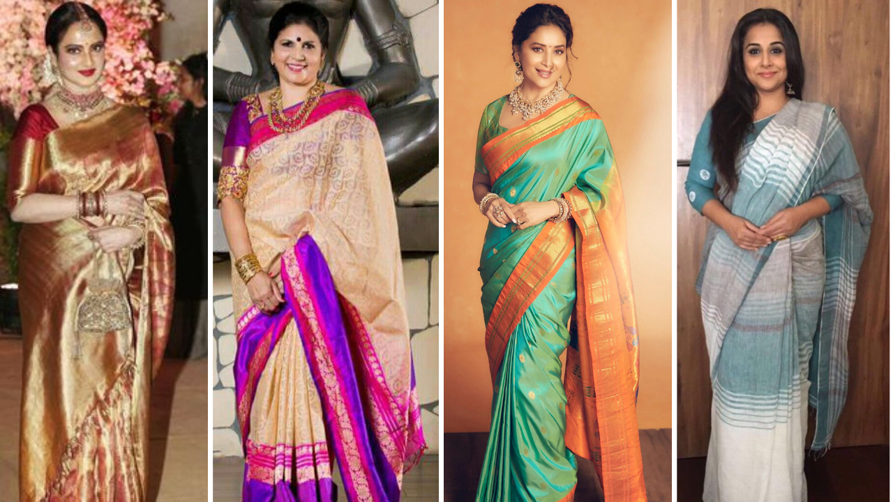 gift your mother to these latest designs sarees on mother's day 2024