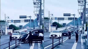 Viral Video Japanese Politeness Shines as Traffic Stops for Cars Parking Exit